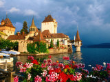 Buy Oberhofen Castle, Lake Thun, Thun, Bern, Switzerland at AllPosters.com