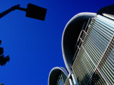 Modern City Architecture from Street, Lubeck, Schleswig-Holstein, Germany