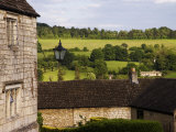 Typical Cotswold Houses and Countryside, Painswick, Gloucestershire, England