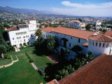 Buy Santa Barbara County Courthouse Seen from Tower, Santa Barbara, California at AllPosters.com