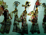 Buy Traditional Shadow Puppets Cut from Leather in Muslim Quarter, Xi'an, China at AllPosters.com