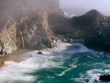 Fog at Mcway Falls, Julia Pfeiffer Burns State Park, Big Sur, California