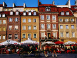 Buy Summertime Open-Air Cafes on Old Market Square, Warsaw, Mazowieckie, Poland at AllPosters.com