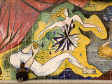 Mural on Old Theatre Building, Beira, Sofala, Mozambique