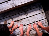 Buy Detail of Feet on Bellevue Strand, Klampenborg, Klampenborg, Copenhagen, Denmark at AllPosters.com