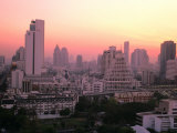 Buy Sunset over City Buildings, Bangkok, Thailand at AllPosters.com
