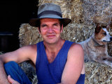 Buy Stockman with Dog, Euroa, Victoria, Australia at AllPosters.com