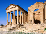 Remains of Roman Temple, Sbeitla, Kairouan, Tunisia