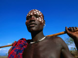 Mursi Man, Mago National Park, South Omo, Ethiopia