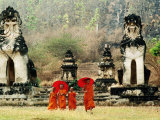 Novice Monks at Doi Kong Mu Temple, Mae Hong Son, Thailand