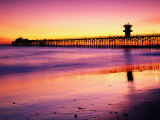 Seal Beach Pier at Sunset, California