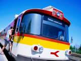 Buy Woman Boarding Train at Koge Station, Koge, Roskilde, Denmark at AllPosters.com