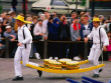 Cheese Market Activity, Alkmaar, North Holland, Netherlands