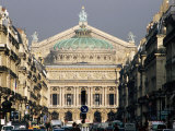 Opera from l'Avenue de l'Opera, Paris, Ile-De-France, France