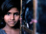Buy Girl in Bengali Basti, Delhi, India at AllPosters.com