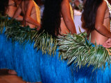 Row of Dancers, Rarotonga, Southern Group, Cook Islands