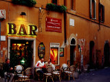 Outside Bar at Trastevere, Rome, Lazio, Italy