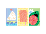 Signs of Summer Triptych