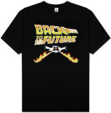 Back to the Future - Delorean Firetracks T-Shirt