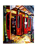Big Red Doors in the French Quarter