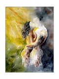 Buy Watercolor Couple at AllPosters.com
