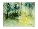 Buy Light on a Pond in a Wood at AllPosters.com