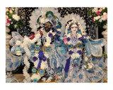 Deities in Blue - Radha and Krishna