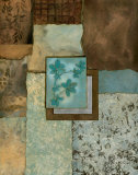 Petites Fleurs sur le Bleu I