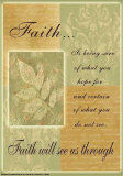 Buy Words to Live By: Faith is Being Sure at AllPosters.com