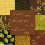 Spiced Nine Patch: Live Laugh Love