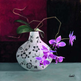 Jarrones con Flores Malva I