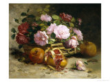 Buy Still Life of Roses and Pomegranates at AllPosters.com