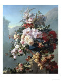 Buy Still Life of Flowers on a Terrace at AllPosters.com