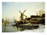Village in Mid-Winter