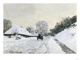 Route in the Snow near Honfleur, c.1867