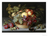 Buy Still Life of Apples, Grapes and Nuts at AllPosters.com