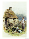 Buy Feeding Time at a Highland Cottage at AllPosters.com