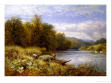 Gathering Rushes on the Thames near Wargrave