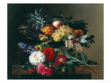 Buy Dahlias, Lupin and Coreopsis in a Greek Kylix at AllPosters.com