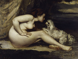 Buy Nude with Dog, c.1861 at AllPosters.com