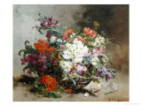 Buy Summer Flowers Arranged in a Basket at AllPosters.com