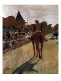 Racehorses at the Grandstand, c.1866