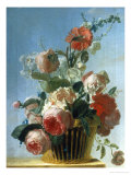 Buy Still Life of Roses in a Basket at AllPosters.com