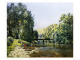 Summer's Day on the River Giclee Print