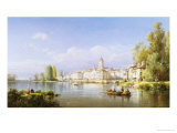 Buy Continental River Scene, c.1872 at AllPosters.com