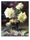 Study of White Roses