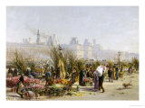 Flower Sellers on the Banks of the Seine