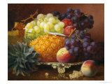 Still Life of Grapes and Pineapples