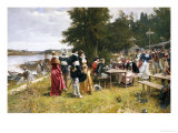 The Picnic Along the River Shore