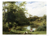 Buy Gathering Watercress on the River Mole, Surrey at AllPosters.com